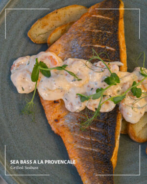 Sea Bass a la Provencale (Grilled Seabass)